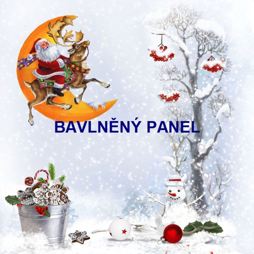 Bavlněný panel 15 X 15 cm