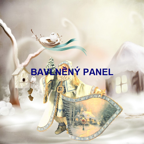 Bavlněný panel 15 X 15 cm