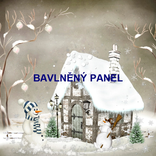 Bavlněný panel 15 X 15 cm