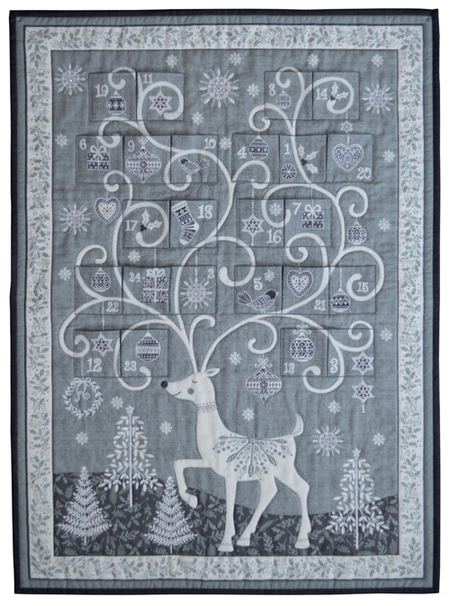 Adventní kalendář-stříbrný sob