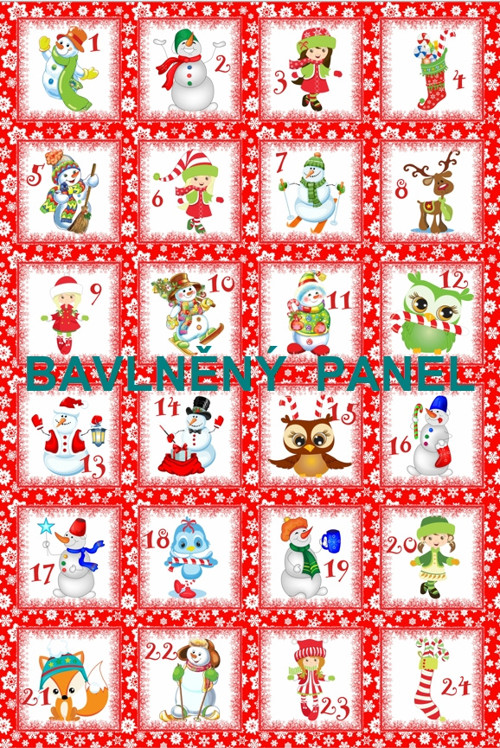 Bavlněný panel 40 x 60 cm — foto 1