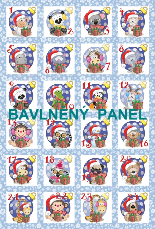 Bavlněný panel 40 x 60 cm — foto 1