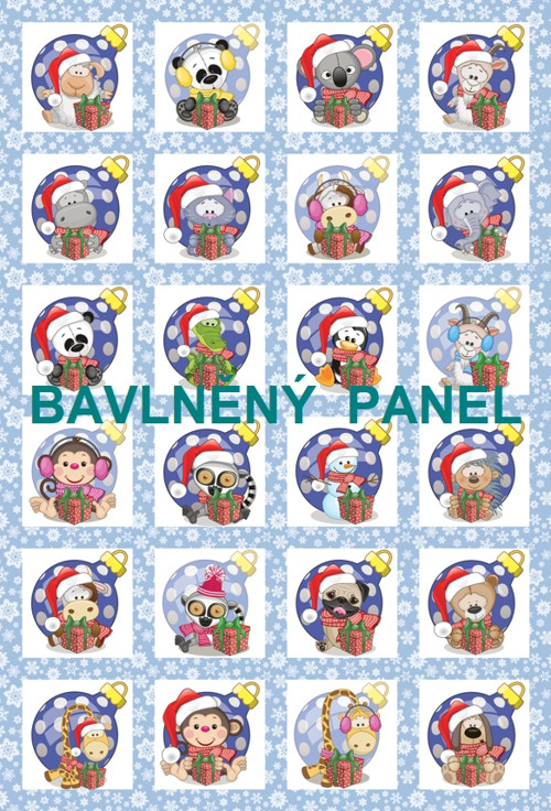 Bavlněný panel 40 x 60 cm