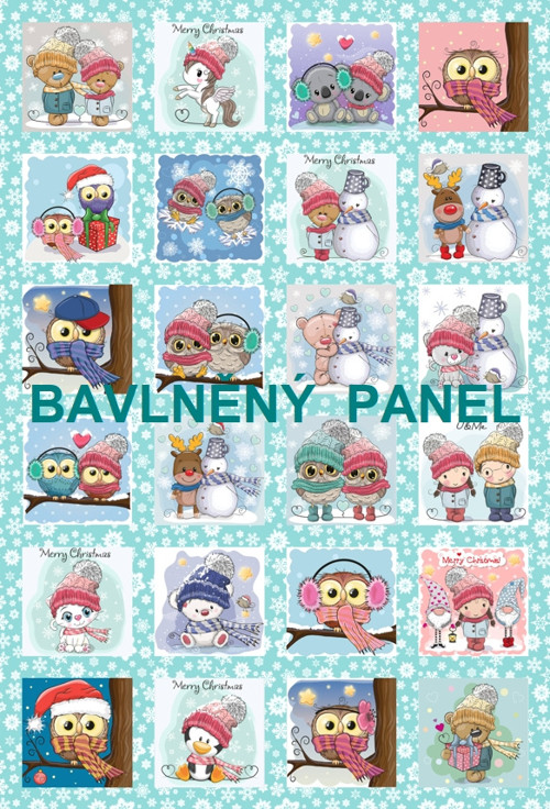 Bavlněný panel 40 x 60 cm — foto 1
