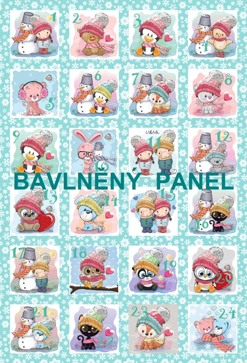 Bavlněný panel 40 x 60 cm — foto 1