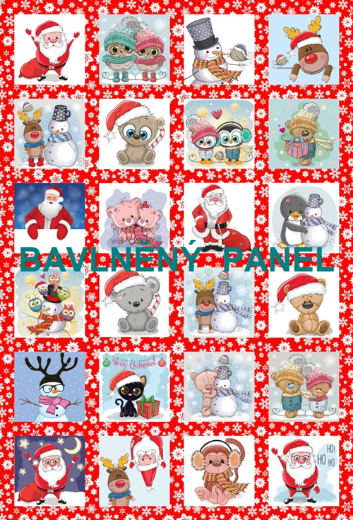 Bavlněný panel 40 x 60 cm