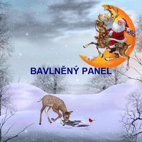 Bavlněný panel 15 X 15 cm