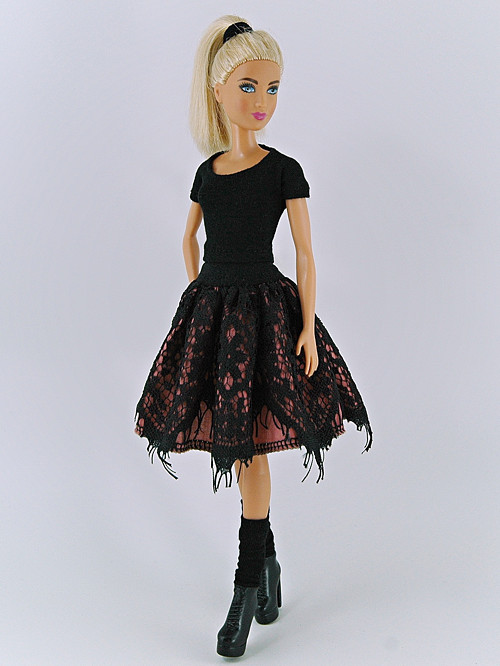 Barbie - Sukně s krajkou — foto 1