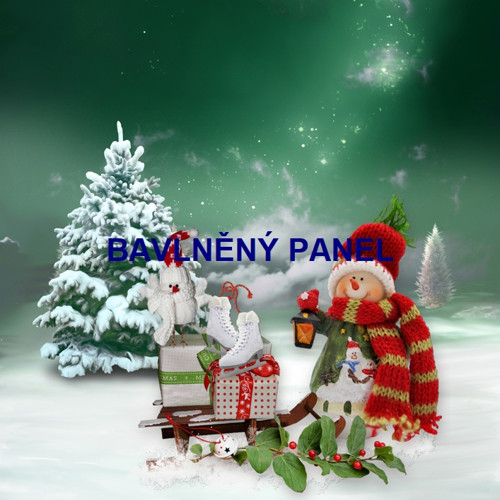 Bavlněný panel 15 X 15 cm