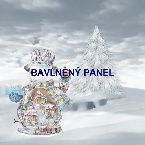 Bavlněný panel 15 X 15 cm