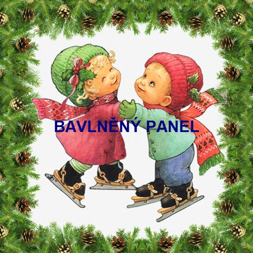 Bavlněný panel 15x15 cm