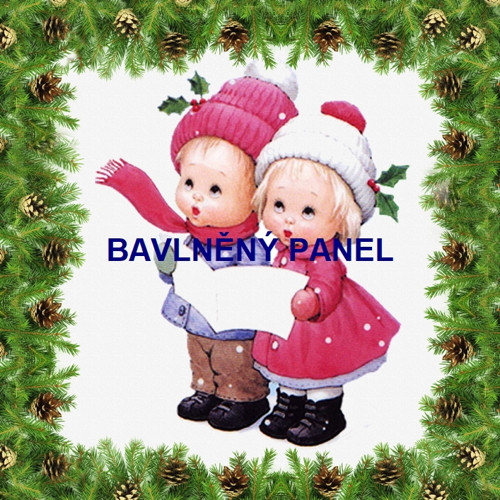 Bavlněný panel 15x15 cm