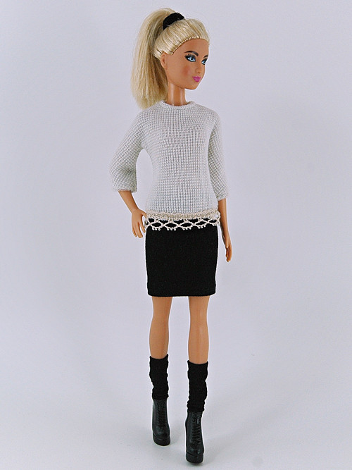 Barbie - Svetřík ivory — foto 1