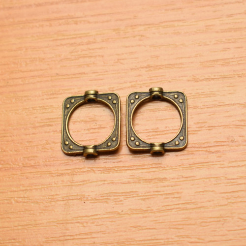 Klec na korálky - 16x14 mm - 4 kusy
