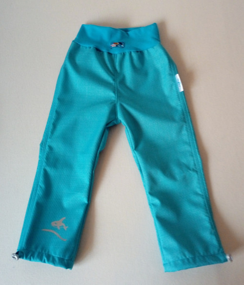 Jarní softshell, kalhoty do pasu - velikost 92