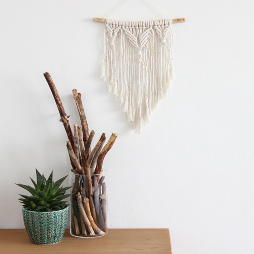 Duhový prach - macramé menší — foto 1