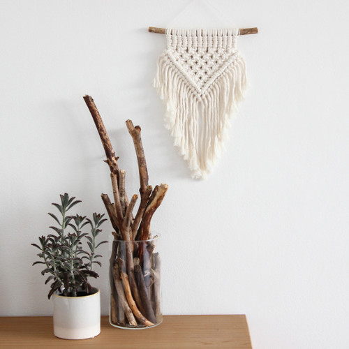 Přírodní macramé střední — foto 1