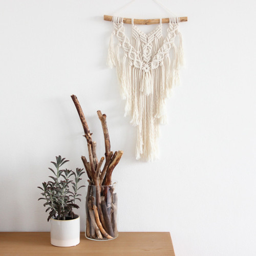 Přírodní macramé větší — foto 1