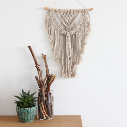 Pískové macramé větší — foto 1