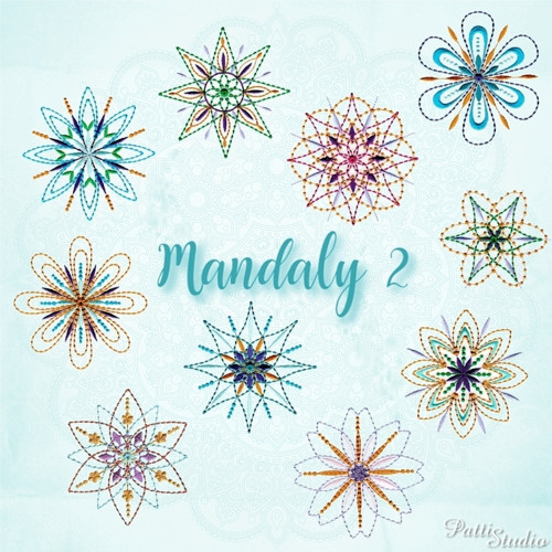 Vyšívací vzory Mandaly 2 — foto 1