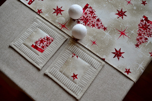 Prostírání pod hrníčky - Christmas Eve II