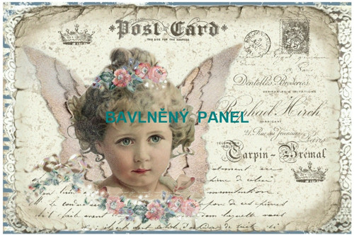 Bavlněná látka - panel vel.A5