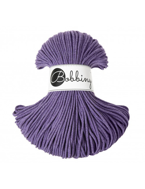 Bobbiny Junior 3mm - fialková - 4m