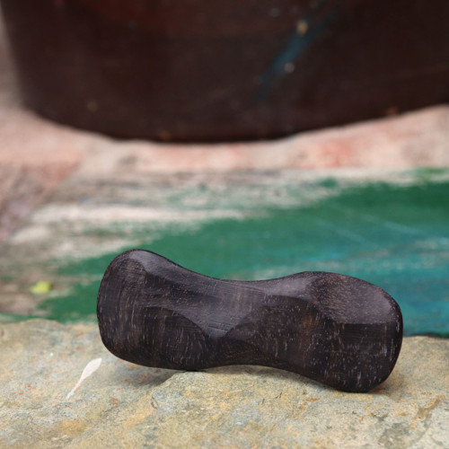 Ebenová - spona do vlasů 7 cm — foto 1