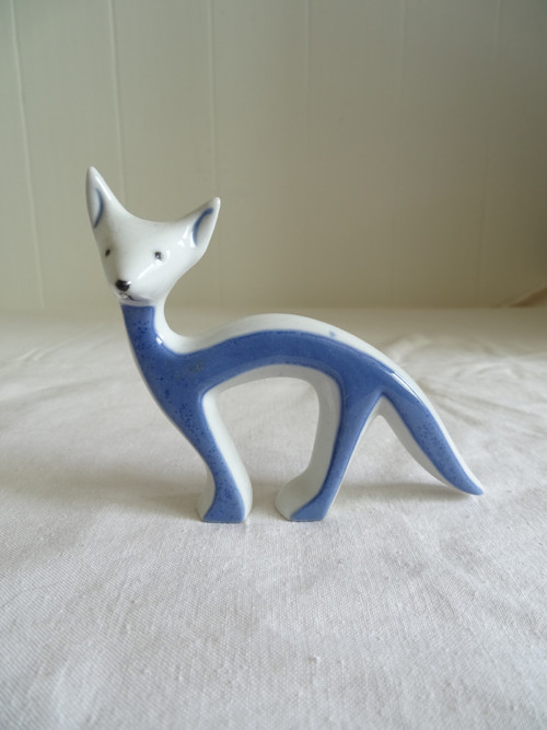 Liska-modrobily porcelan — foto 1