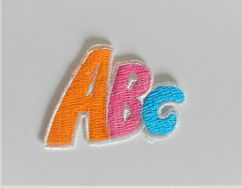 Nažehlovací aplikace - písmena ABC