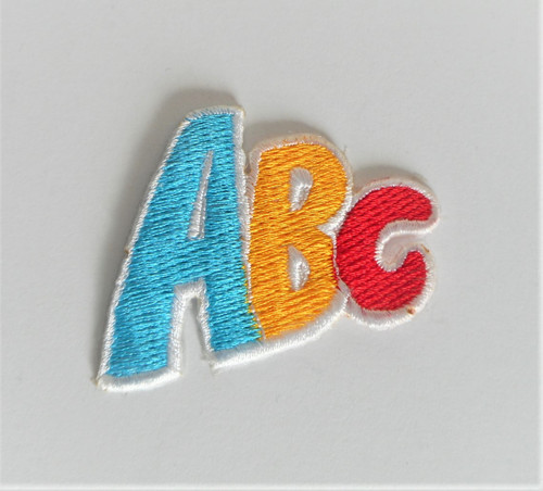 Nažehlovací aplikace - písmena ABC