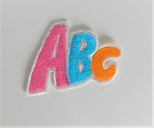 Nažehlovací aplikace - písmena ABC