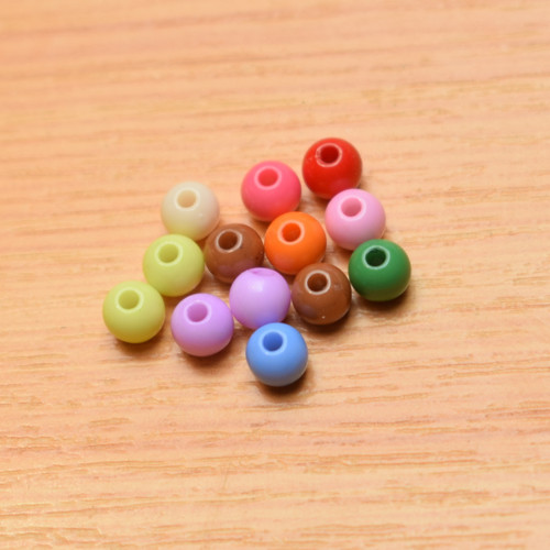 Akrylové korálky - 5mm - 25 kusů