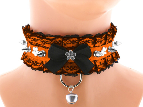 Kitten play collar, saténový obojek A2