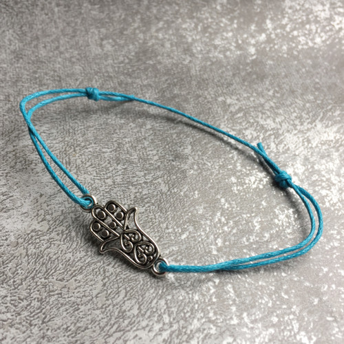Hamsa - tyrkysový náramek