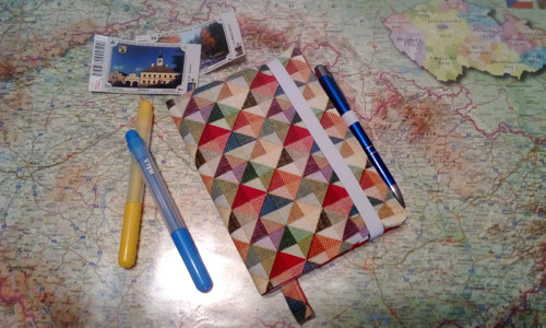 Obal na Turistický deník (2 kapsičky, poutko) — foto 1