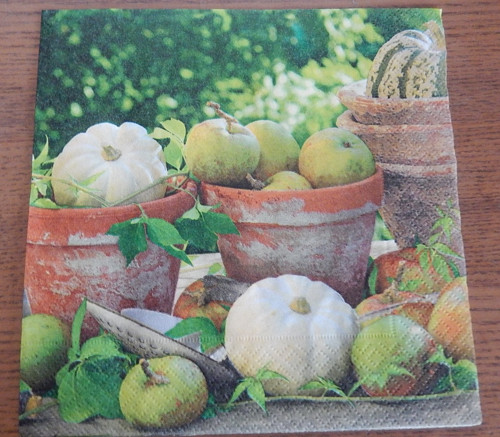 Ubrousek na decoupage - dýňobraní — foto 1