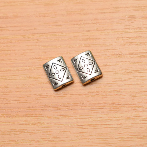 Mezidíl - starostříbro - 12x9mm