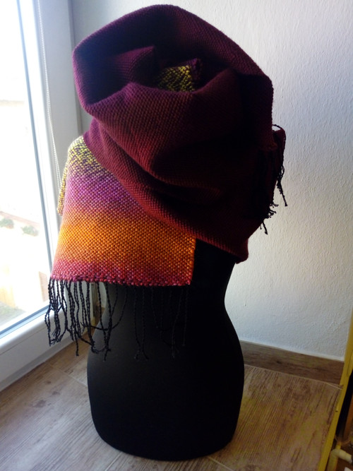 Maxi šála podzimní — foto 1