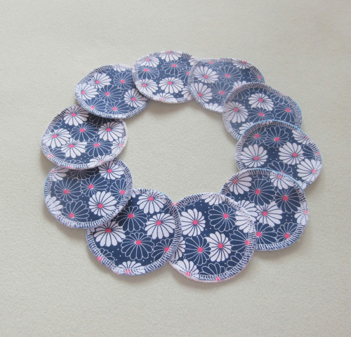 Odličovací tamponky modrobílé - 10ks — foto 1