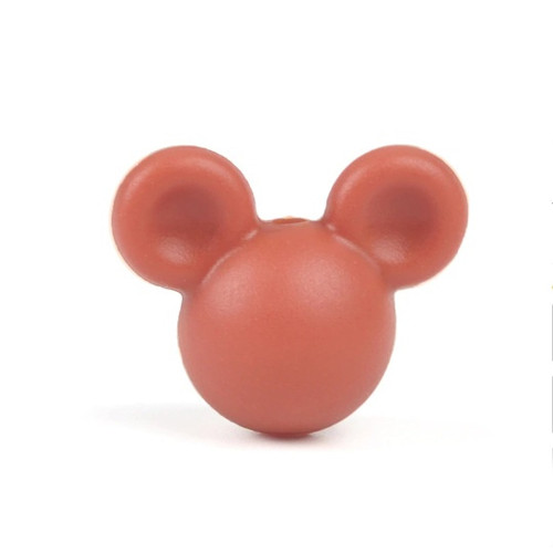 Korálky MickeyMouse 2cm - (1ks) - terracotta — foto 1