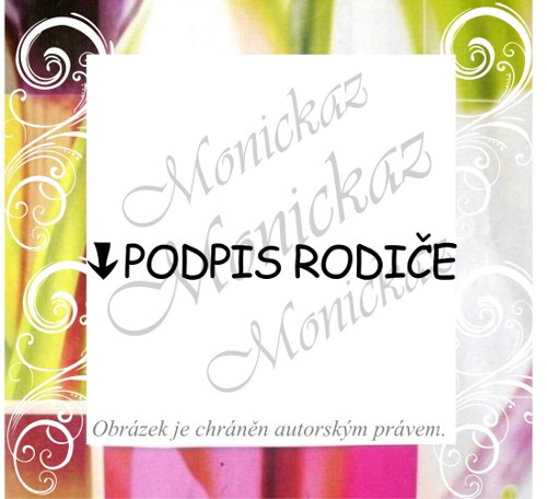 Podpis rodiče 174. Razítko. — foto 1