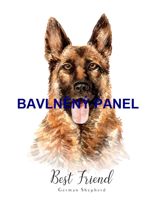 Bavlněný panel 25 x 25cm — foto 1