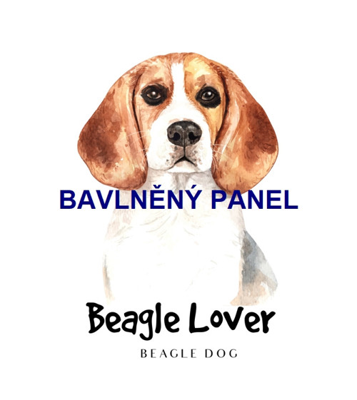 Bavlněný panel 25 x 25cm — foto 1