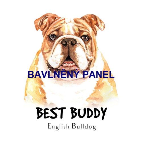 Bavlněný panel 25 x 25cm