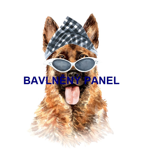 Bavlněný panel 25 x 25cm — foto 1