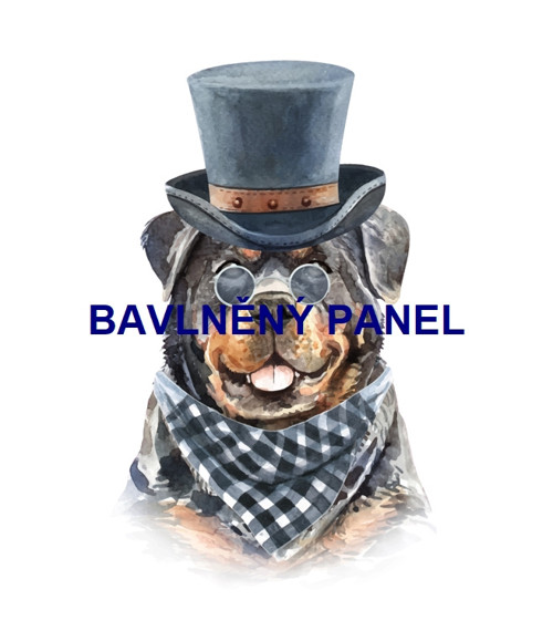 Bavlněný panel 25 x 25cm