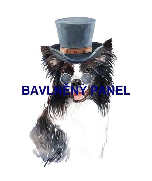 Bavlněný panel 25 x 25cm