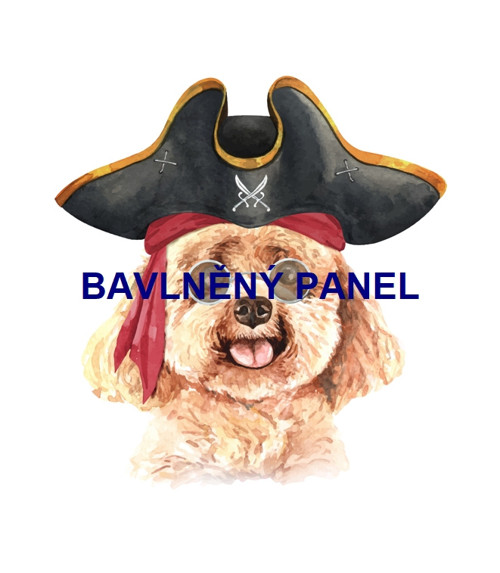 Bavlněný panel 25 x 25cm