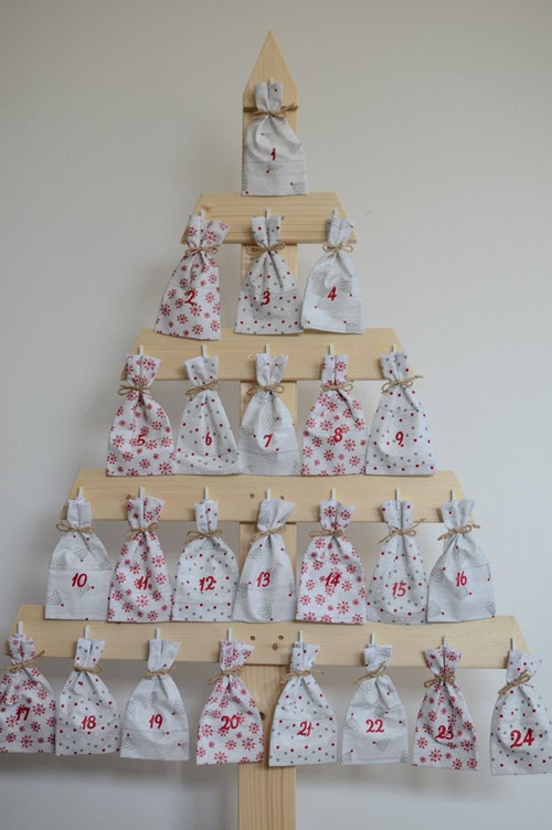 Adventní kalendář bílý — foto 1